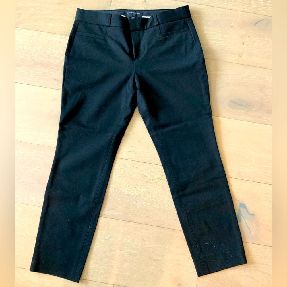 Banana Republic Black SLOAN Pencil Pants SZ 6P